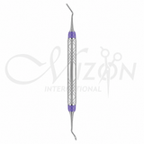 Mizon International Dental Sickle Scaler featuring Premium Medical-Grade Surgical Stainless Steel Construction, Precision Sickle Working Tip, Ergonomic Knurled Non-Slip Handle, Satin Anti-Glare Finish, Professional Dental Instrument for Plaque, Tartar & Supragingival Calculus Removal, Preventive Dentistry, Periodontal Therapy, and General Dental Procedures.