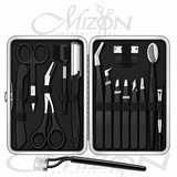 Mizon International 16PCS eyebrow kit with precision tweezers for women and men facial hair grooming and eyebrow shaping