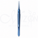 4 Girard Fine Tying Forceps Straight Titanium Microsurgical Forceps by Mizon International