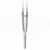 4 Girard Fine Tying Forceps Straight Stainless Steel Microsurgical Forceps by Mizon International