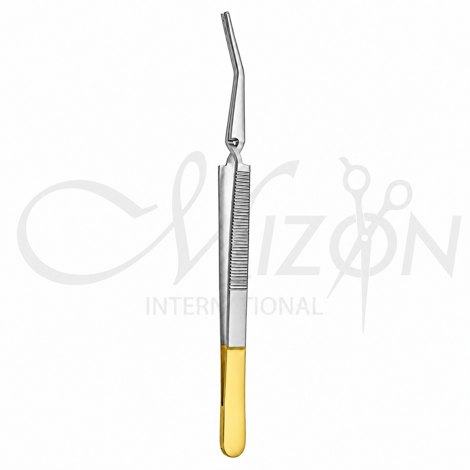 6 Inch Reverse-Action Tissue Holding Forceps Stainless Steel Surgical Instrument – Mizon International