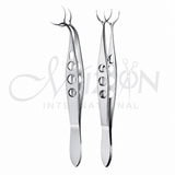 Arrowsmith Coneoscleral Forceps 10.5 cm Stainless Steel Ophthalmic Surgical Forceps by Mizon International
