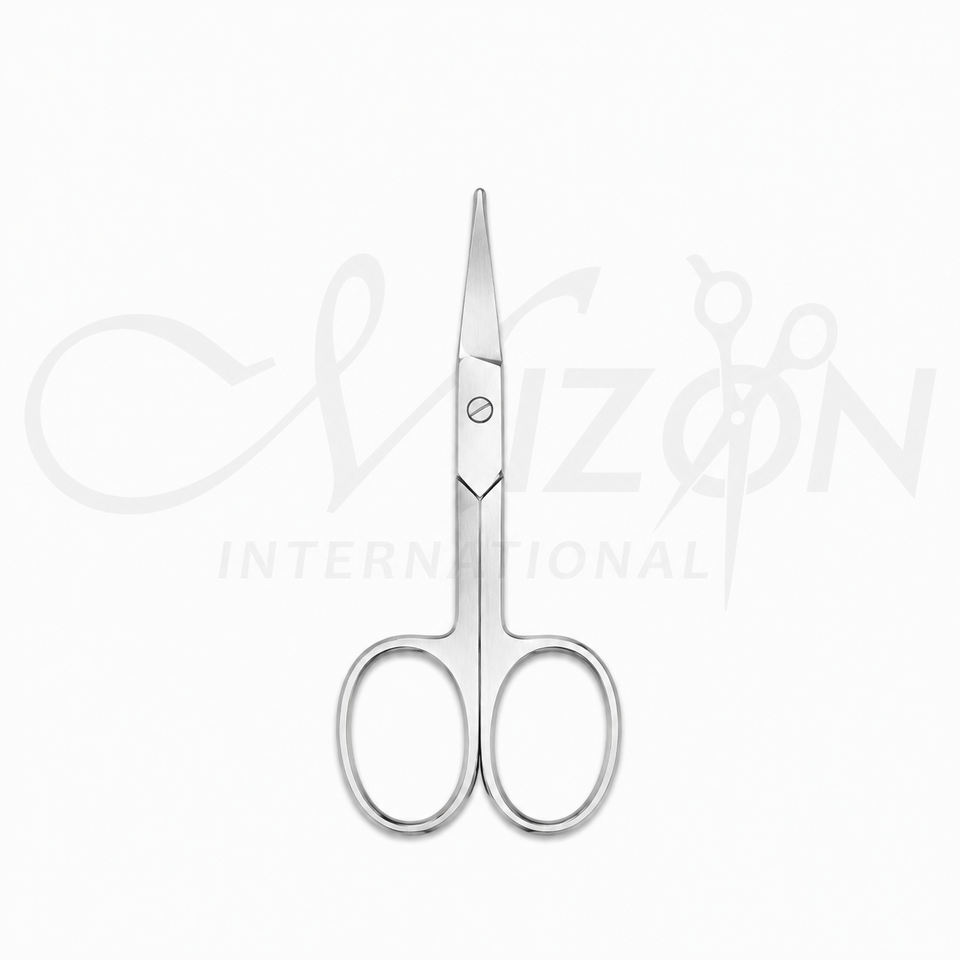 Baby Nail Scissors Stainless Steel Rounded Safety Tip Infant Nail Cutter by Mizon International