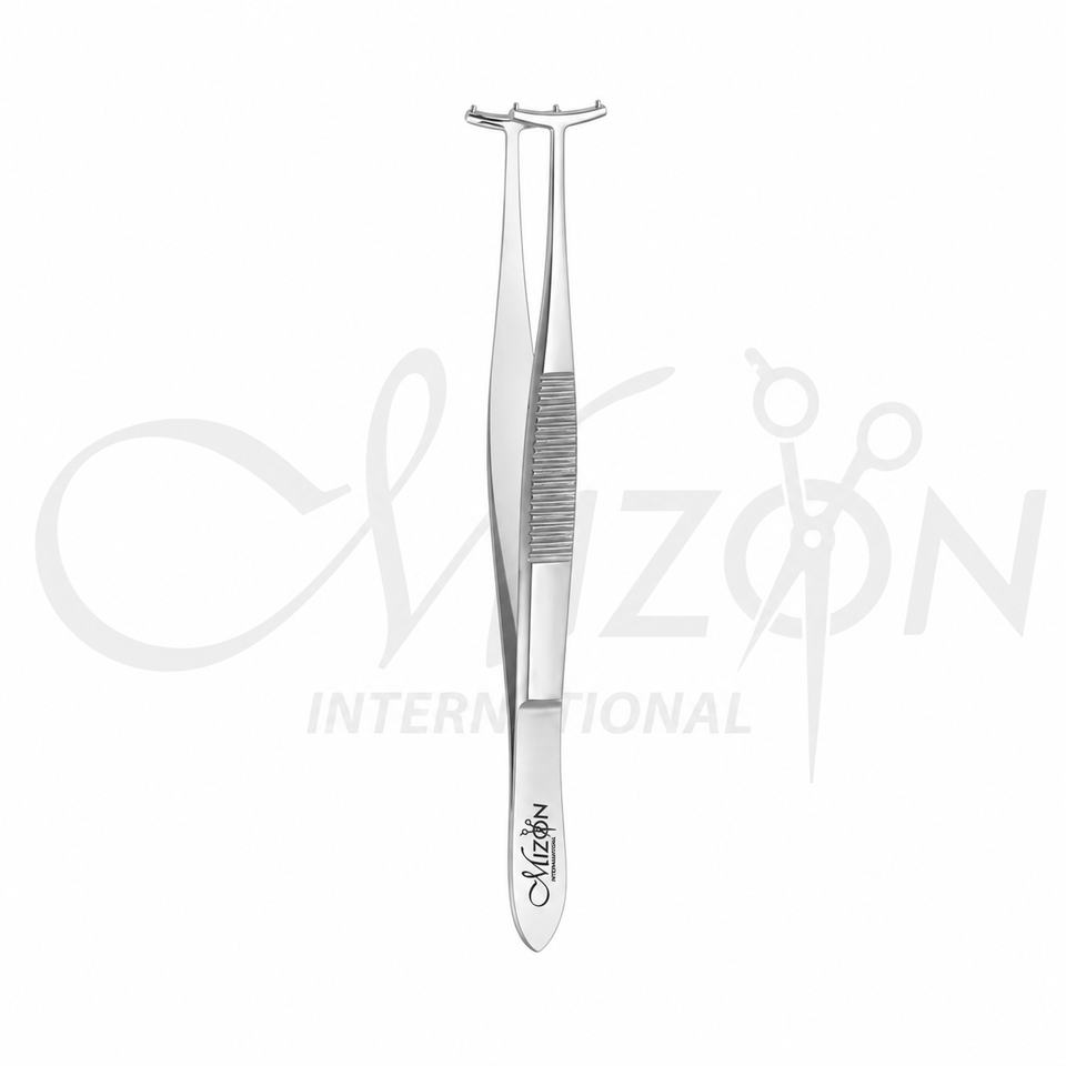 Barraquer Fixation Forceps 10.5cm Stainless Steel Ophthalmic Surgical Instrument by Mizon International