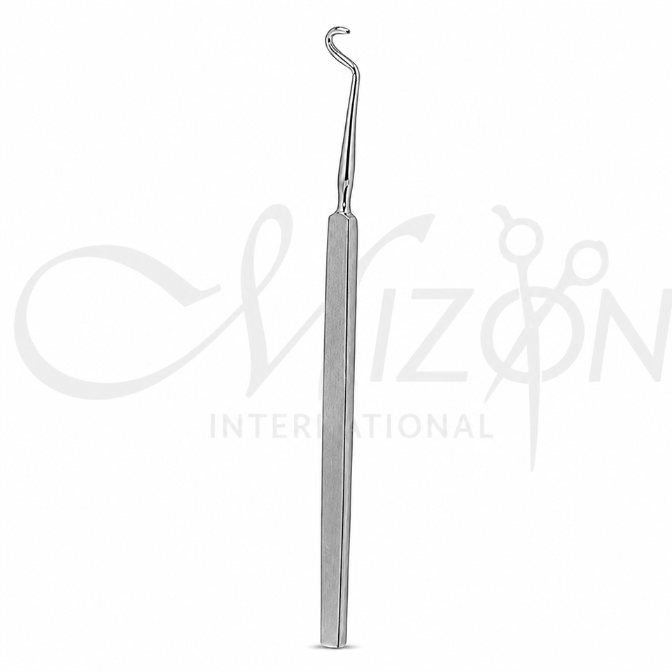 Mizon International Barraquer Micro Needle Holder Curved 14cm precision microsurgical surgical instrument with fine grasping jaws
