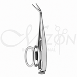 Mizon International Barraquer Ophthalmic Scissors featuring fine precision blades, surgical-grade stainless steel construction, ergonomic handling, and compact design for delicate ophthalmic procedures.