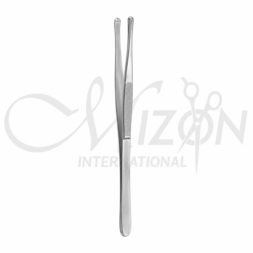Beer Cilia Forceps 3½ Inch 4 mm Smooth Jaw Ophthalmic Surgical Forceps by Mizon International