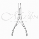 Mizon International Beyer Bone Rongeur 18cm 3mm featuring a precision 3 mm jaw, surgical-grade stainless steel construction, ergonomic design, and reusable professional construction for controlled bone cutting and removal procedures.