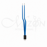 Bipolar Jansen Bayonet Forceps Non-Stick Bipolar Electrosurgical Forceps by Mizon International