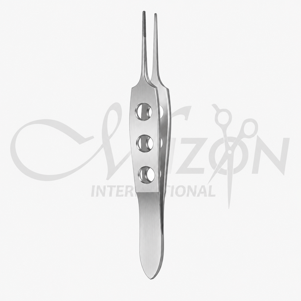 Bishop-Harmon Dressing Forceps Straight Jaws Stainless Steel Ophthalmic Surgical Instrument by Mizon International