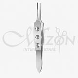 Bishop-Harmon Dressing Forceps Straight Jaws Stainless Steel Ophthalmic Surgical Instrument by Mizon International