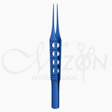 Bishop-Harmon Forceps Fine Titanium Flat Handle Ophthalmic Surgical Instrument by Mizon International