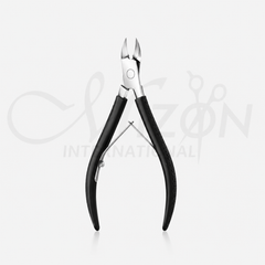 Mizon International Professional Stainless Steel Cuticle Nipper Nail Cutter with Rubber Grip | 11.5 cm Premium Surgical Precision Manicure & Pedicure Tool