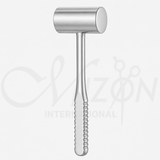 Mizon International Bone Mallet featuring durable surgical-grade stainless steel construction, balanced professional design, ergonomic handling, and precision construction for orthopedic procedures.
