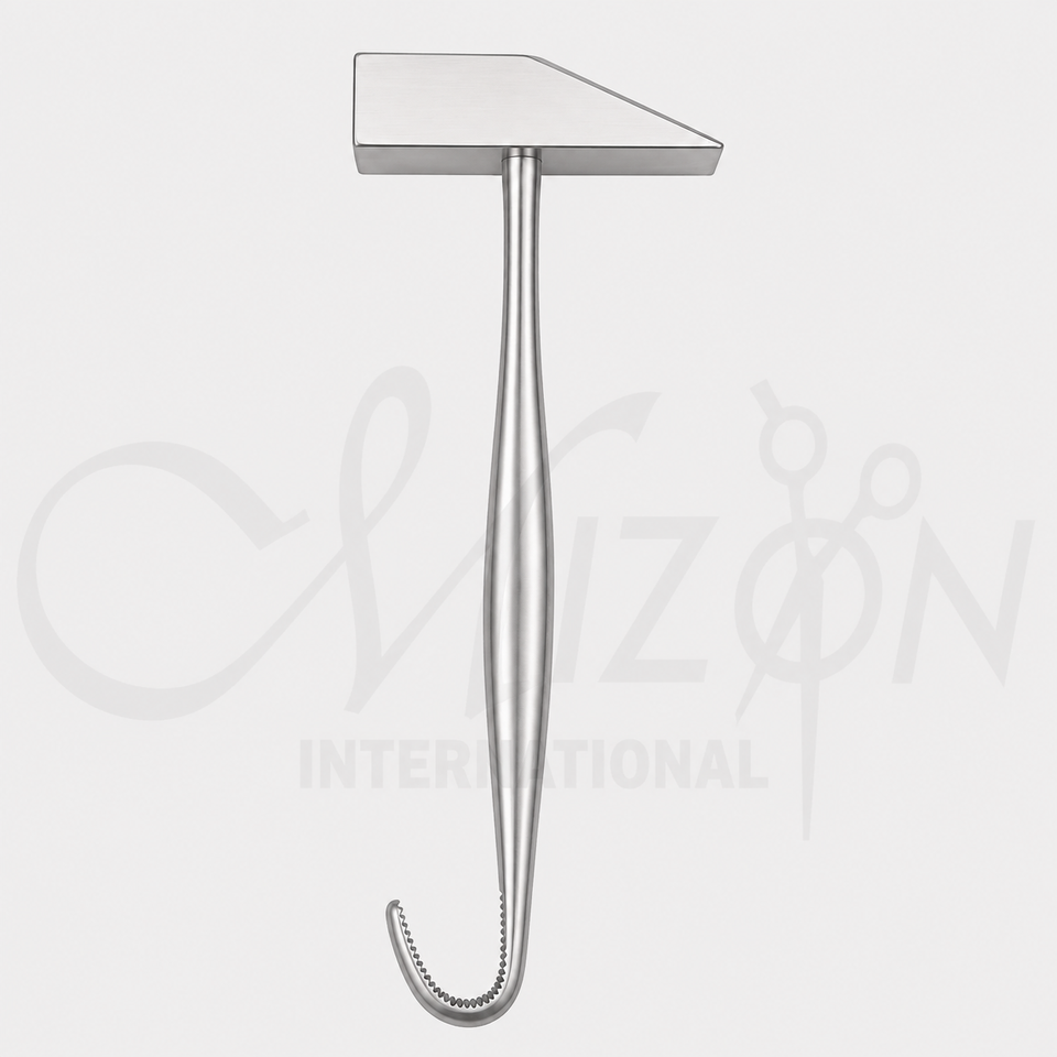 Mizon International Bone Mallet featuring balanced surgical construction, durable stainless steel material, ergonomic professional handling, and precision design for orthopedic and trauma procedures.