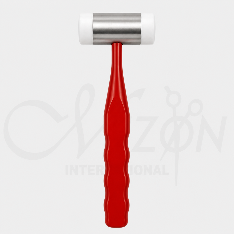 Mizon International Bone Mallet featuring balanced surgical construction, durable stainless steel material, ergonomic professional handling, and precision design for orthopedic and trauma procedures.