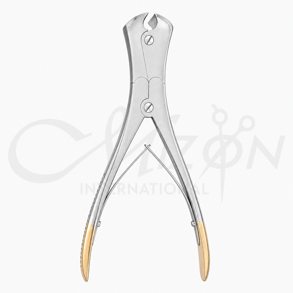 Mizon International Bone Cutters featuring precision cutting edges, surgical-grade stainless steel construction, ergonomic handles, durable reusable design, and controlled cutting performance for orthopedic, trauma, and reconstructive surgical procedures.
