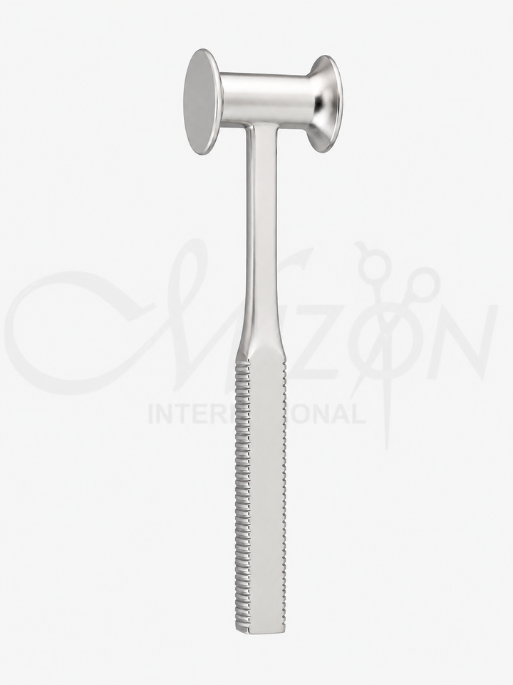 Mizon International Bone Mallet featuring balanced surgical construction, durable stainless steel material, ergonomic professional handling, and precision design for orthopedic and trauma procedures.