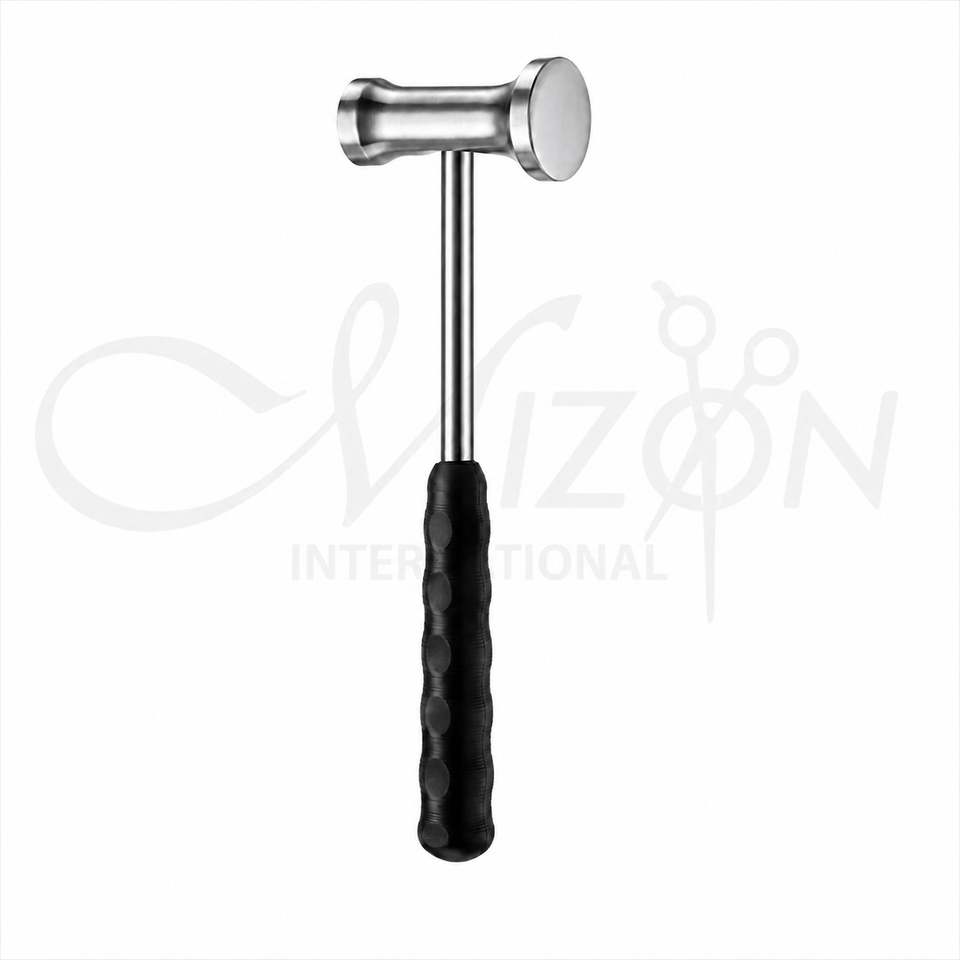 Mizon International Bone Mallet featuring balanced surgical construction, durable stainless steel material, ergonomic professional handling, and precision design for orthopedic and bone procedures.