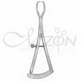 Mizon International Castroviejo Caliper curved 17cm 170mm ophthalmic microsurgical measuring instrument