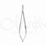Castroviejo Curved Needle Holder 14cm Stainless Steel Ophthalmic Microsurgical Instrument by Mizon International