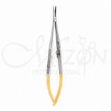 Castroviejo Needle Holder Tungsten Carbide Spring Handle 14 cm Stainless Steel by Mizon International