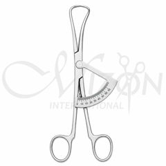 Castroviejo Implant Bone Caliper 15 cm | Dental Implant Bone Measuring Caliper | Mizon International