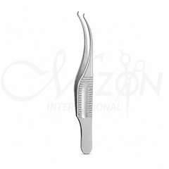 Mizon International Colibri Tissue Forceps 20G, 105 mm | Premium Ophthalmic Tissue Forceps with Curved Micro Fine Tips