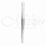 Columella Clamps 10CM Stainless Steel Surgical Forceps with Serrated Tips by Mizon International