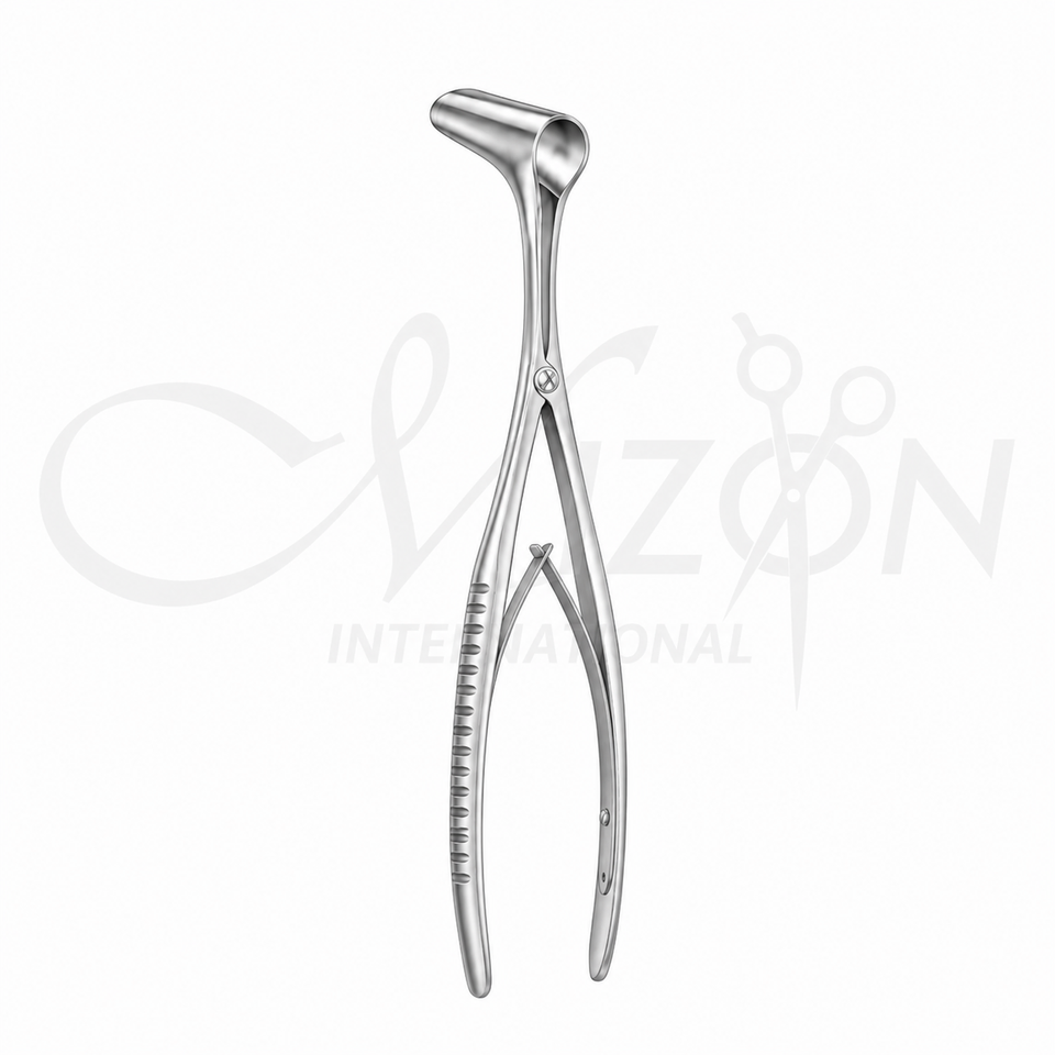 Columella Clamps 14CM Stainless Steel Rhinoplasty Retractor with Wide Blade by Mizon International