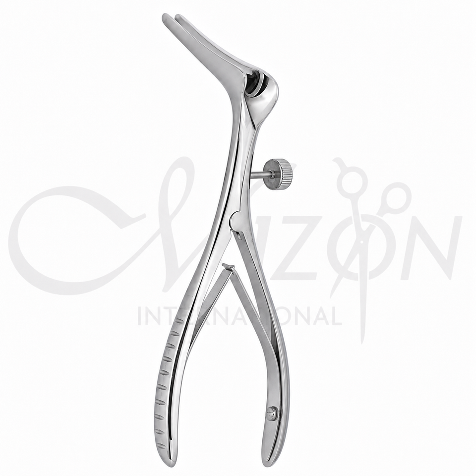 Mizon International Cottle Stille Nasal Speculum featuring a precision Cottle-style nasal design, stainless steel construction, ergonomic handling, and professional ENT surgical instrument quality.