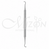 Mizon International Dental Sickle Scaler featuring Premium Medical-Grade Surgical Stainless Steel Construction, Precision Sickle Working Tip, Ergonomic Knurled Non-Slip Handle, Satin Anti-Glare Finish, Professional Dental Instrument for Plaque, Tartar & Supragingival Calculus Removal, Preventive Dentistry, Periodontal Therapy, and General Dental Procedures.