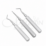Dental Elevator Set of 3 – Surgical Stainless Steel Tooth Extraction Instrument Set by Mizon International
