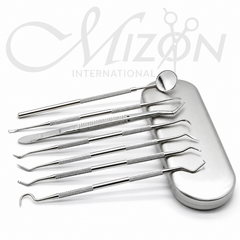 Dental Instruments Kit | Mouth Mirror, Tweezers & Probe | Mizon International