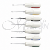 Mizon International Dental Luxating Elevator for Root Extraction Premium Medical Grade Stainless Steel Dental Surgical Instrument with Thin Sharp Blade and Ergonomic Handle for Tooth Luxation, Root Elevation, Periodontal Ligament Separation and Oral Surgery