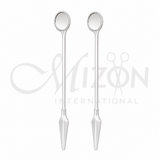 Dental Mouth Examination Mirror with Ergonomic Plastic Handle and Stainless Steel Shaft by Mizon International