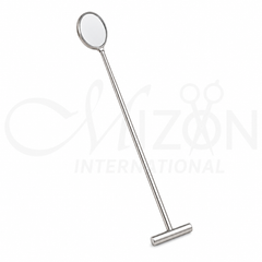Dental Mouth Examination Mirror with Long Handle | Stainless Steel Dental Mirror | Mizon International