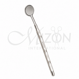 Stainless Steel Dental Mouth Examination Mirror with Ergonomic Handle by Mizon International