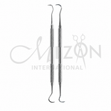 Dental Scaler Anterior Posterior Stainless Steel Double Ended Instrument by Mizon International