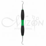 Mizon International Dental Sickle Scaler featuring Premium Medical-Grade Surgical Stainless Steel Construction, Precision Sickle Working Tip, Ergonomic Knurled Non-Slip Handle, Satin Anti-Glare Finish, Professional Dental Scaling Instrument for Plaque, Tartar & Supragingival Calculus Removal, Preventive Dentistry, Periodontal Therapy, and General Dental Procedures.