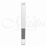 Mizon International 14.5cm Dingman Otobrader with U-shaped tip and textured flat stainless steel handle