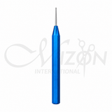 Mizon International Dingman Otobrader 14.5cm with U-shaped serrated tip and blue textured flat handle