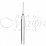 Mizon International 17.5cm Dingman Otobrader with flat blade tip and textured octagonal stainless steel handle