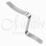Mizon International Doane Knee Retractor 6 Inch 152mm with 57mm blades, 69mm depth and 11mm width Z-style orthopedic surgical instrument