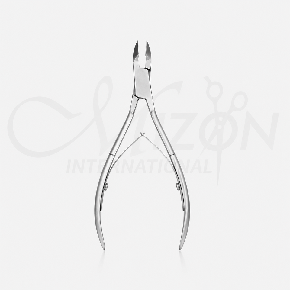 Double Sharpened Cuticle Nipper Stainless Steel Professional Manicure Tool by Mizon International