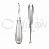 Mizon International Elevator Cryer Set of 2 Premium Stainless Steel Dental Root Elevators for Tooth Extraction and Oral Surgery