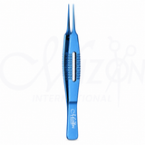 Eye Forceps Titanium Ophthalmic Instrument with Ultra-Fine Tips by Mizon International
