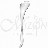 Mizon International Femoral Neck Retractor 13 Inch 330mm with Suction Holes, 50mm tip, 68mm maximum blade width and slightly concave blade