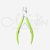 Green Stainless Steel Cuticle Nipper Nail Cutter Professional Manicure Tool by Mizon International
