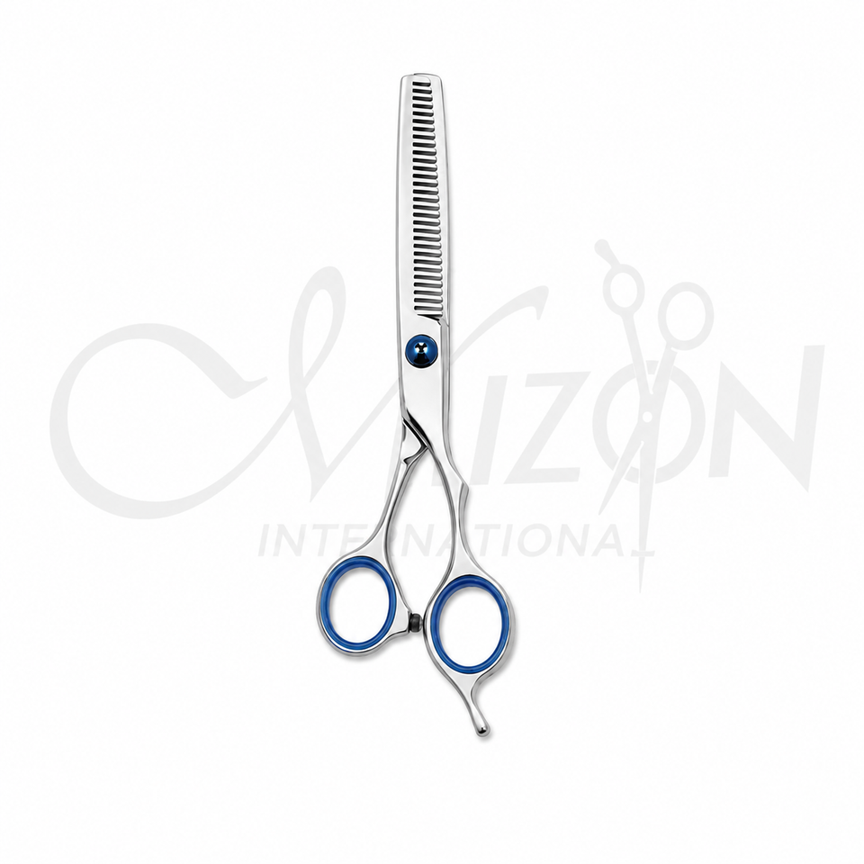 Hair Thinning Cutting Scissors 6 Inch Stainless Steel Professional Barber Thinning Shears by Mizon International